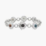 Coloured Diamond Bracelet