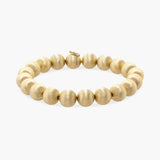 Satin finish ball bracelet