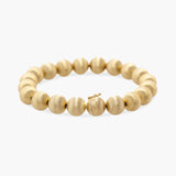 Satin finish ball bracelet