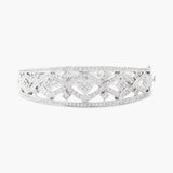 Fancy diamond bangle