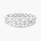 Fancy diamond bangle