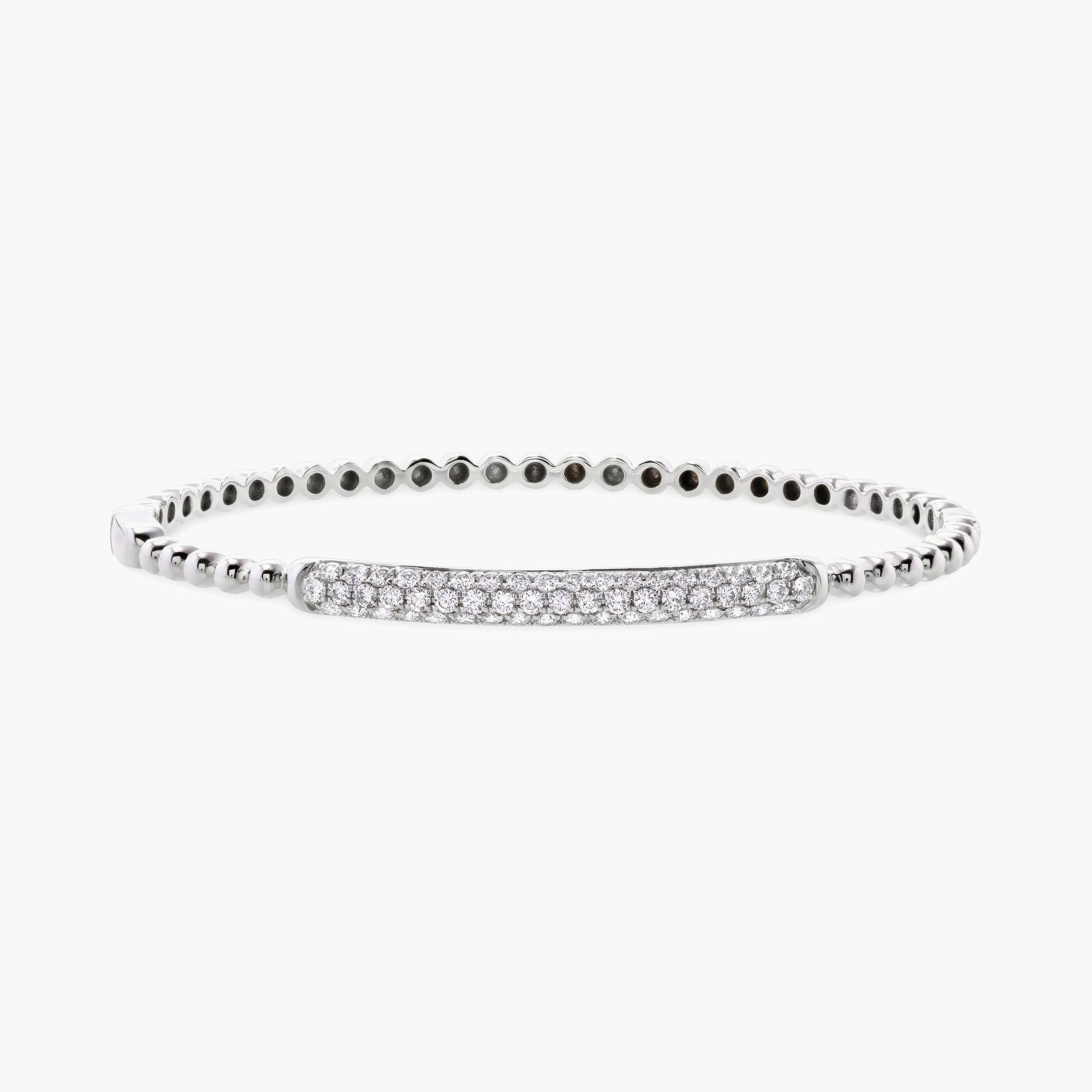 Diamond Pave bar bangle 2