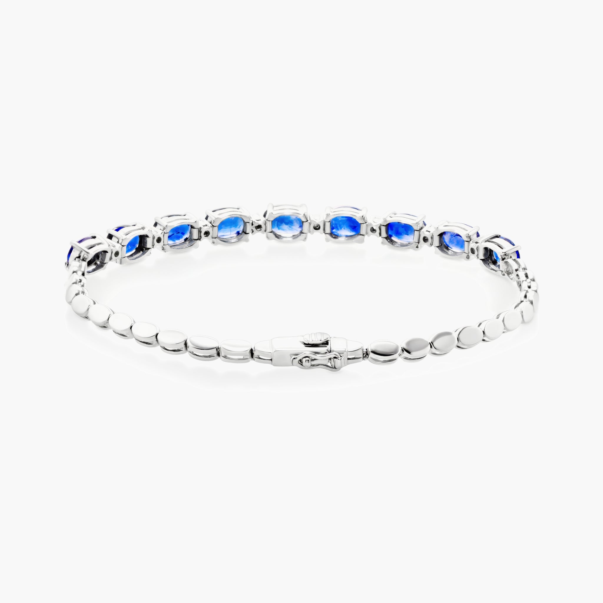 Sapphire and diamond bracelet