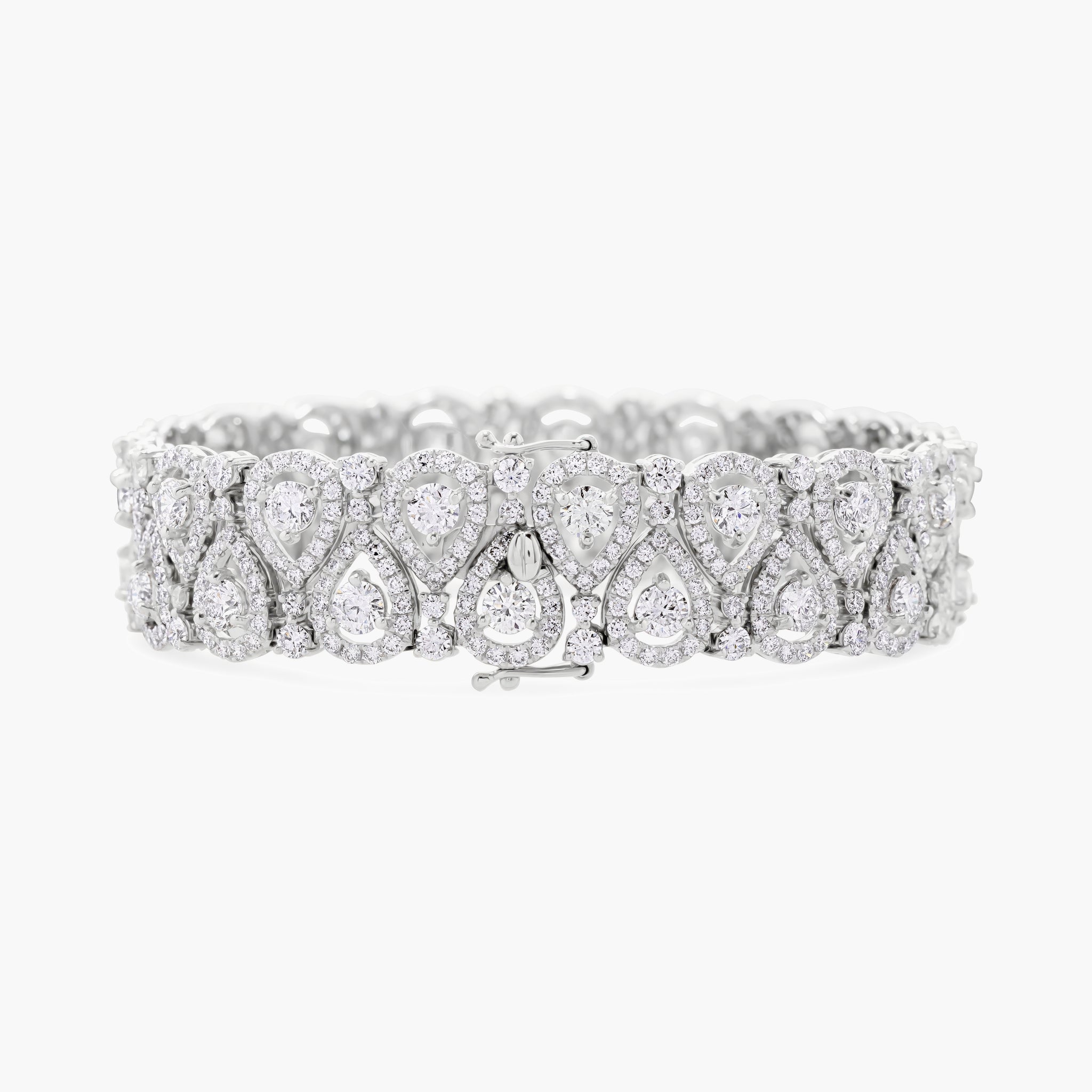 Fancy diamond bracelet