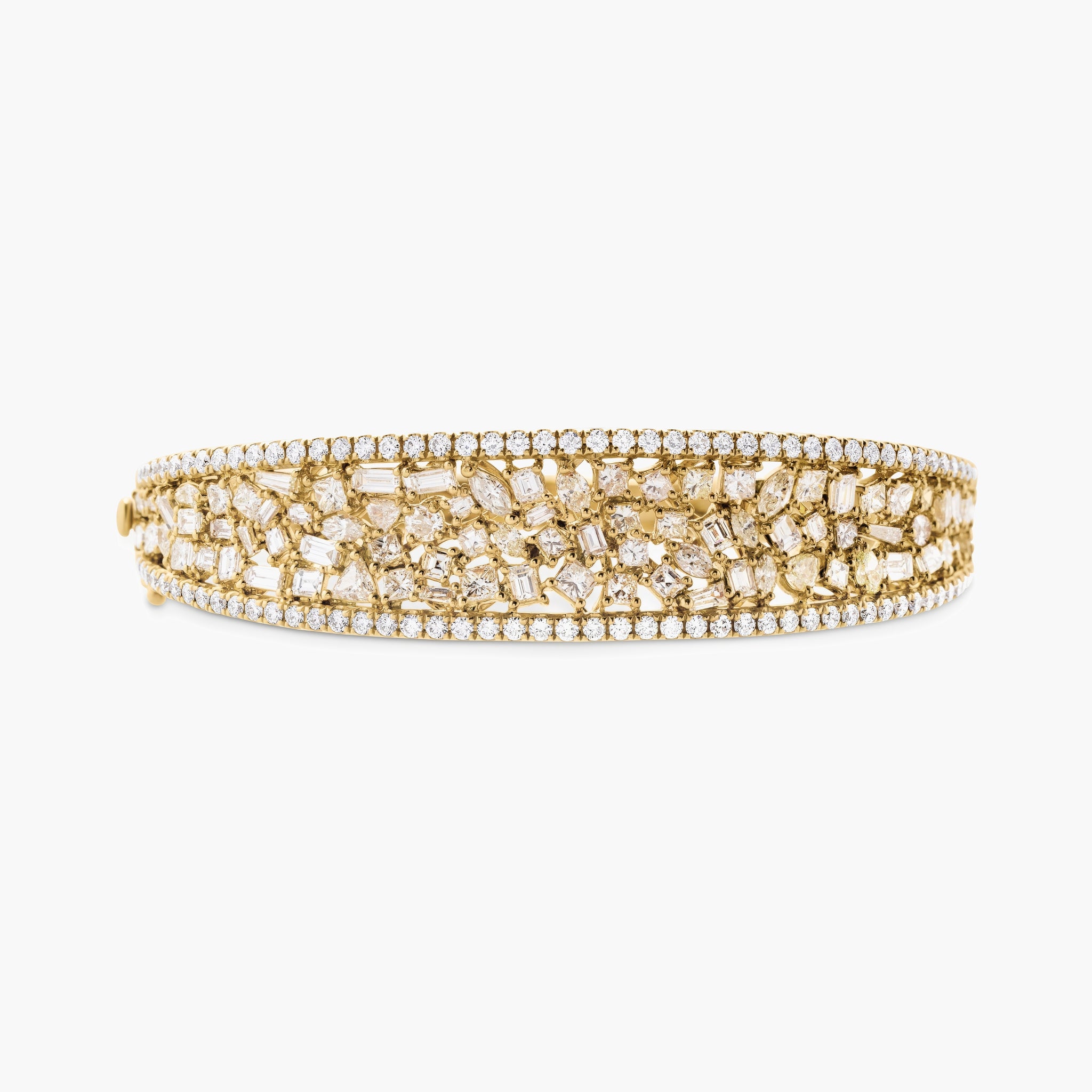 Graduated diamond bangle 2