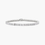 Baguette diamond tennis bracelet