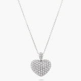 Diamond heart pendant