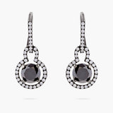 Black Diamond Drop Earrings