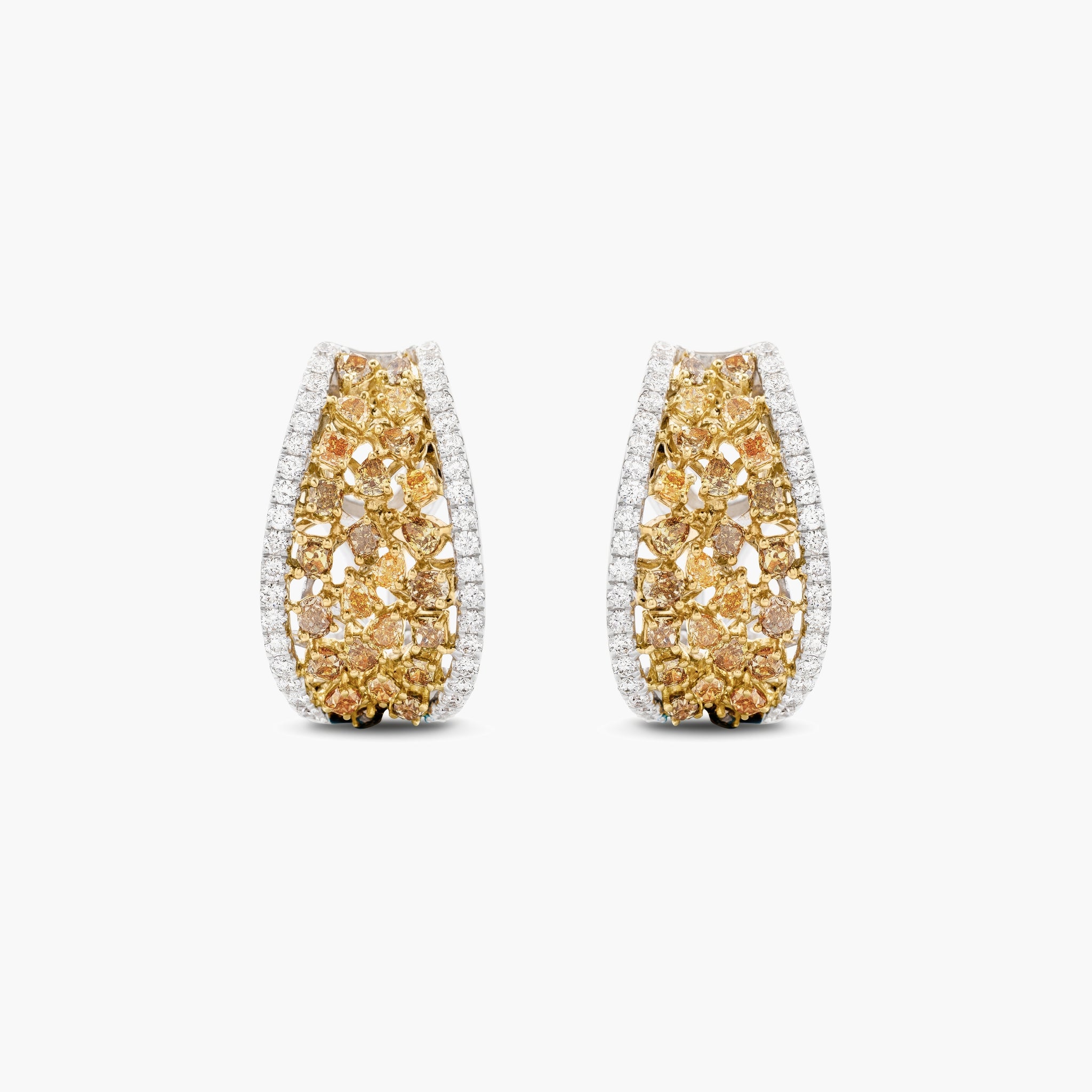 Canary Yellow Diamond Earrings