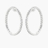 Inside/outside Pave hoops