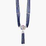 Sapphire diam &South Sea necklace