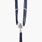 Sapphire diam &South Sea necklace