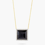 Onyx & Diamond Necklace