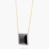 Onyx & Diamond Necklace