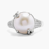 FW Pearl and diamond ring