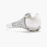 FW Pearl and diamond ring