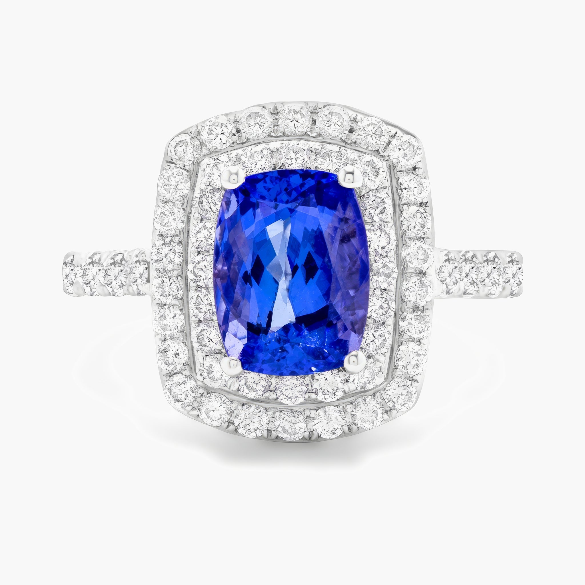 Tanzanite and diamond ring