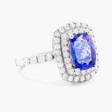 Tanzanite and diamond ring