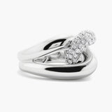 Pave link ring